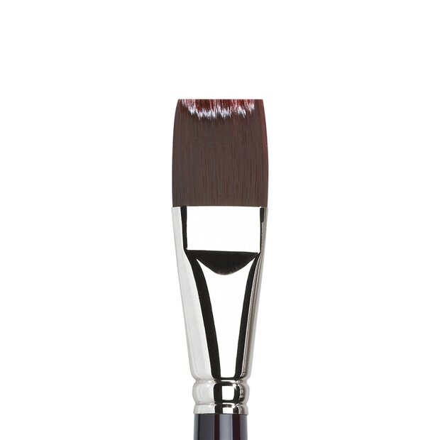 No 28 Plat kort lange steel Winsor &amp; Newton Galeria Penseel