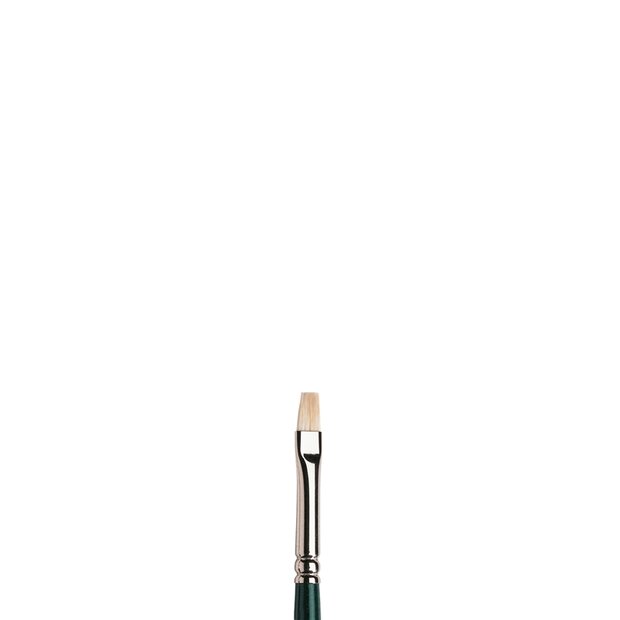 No 1 Plat Kort lange steel Winsor &amp; Newton Winton Olie- &amp; Acrylverf Penseel