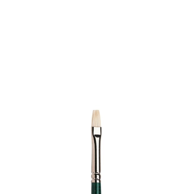 No 3 Plat Kort lange steel Winsor &amp; Newton Winton Olie- &amp; Acrylverf Penseel
