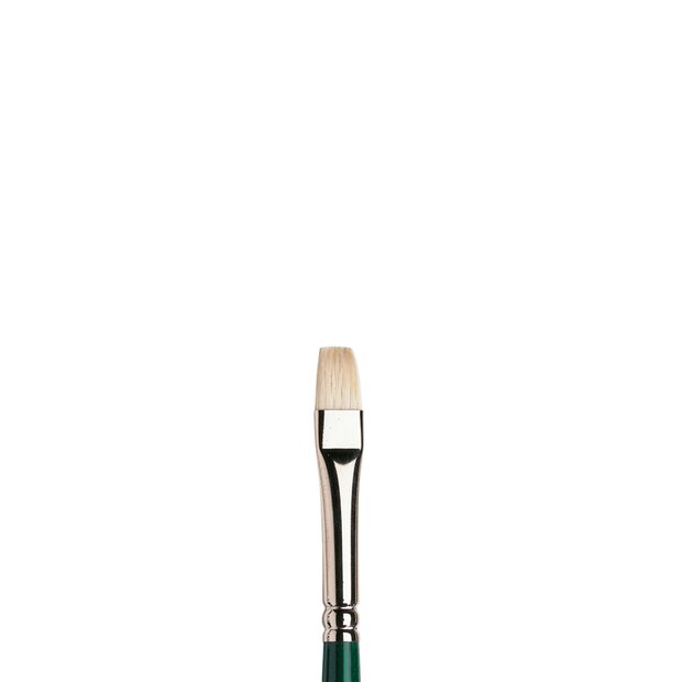 No 4 Plat Kort lange steel Winsor &amp; Newton Winton Olie- &amp; Acrylverf Penseel