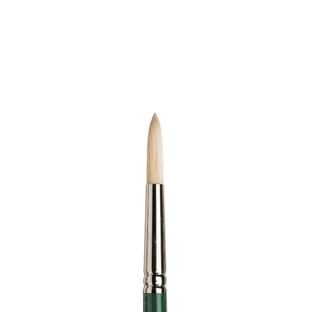 No 8 Rond lange steel Winsor &amp; Newton Winton Olie- &amp; Acrylverf Penseel