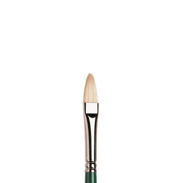 No 6 Kattentong lange steel Winsor &amp; Newton Winton Olie- &amp; Acrylverf Penseel