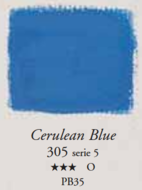 Ceruleumblauw Echt Eitempera / Egg Tempera Sennelier 21 ML Serie 5 Kleur 305