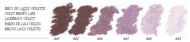 Bruin Violet. Lak Extra soft pastels / Pastel &agrave; l'ecu Sennelier Kleur 441