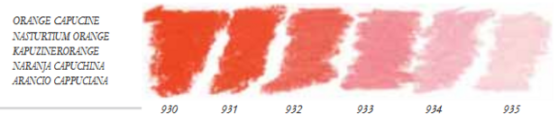 Capucijne Oranje No3 Extra soft pastels / Pastel &agrave; l'ecu Sennelier Kleur 932