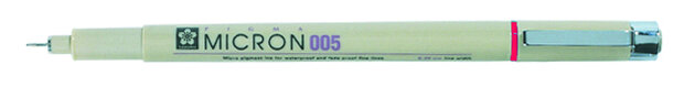 Sakura Pigma Micron 005 0,2 mm Rood