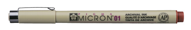 Sakura Pigma Micron 01 0,25 mm Bruin