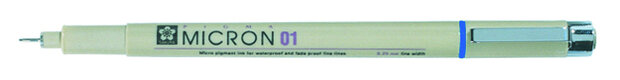 Sakura Pigma Micron 01 0,25 mm Blauw