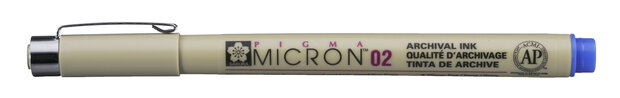 Sakura Pigma Micron 02 0,3 mm Blauw