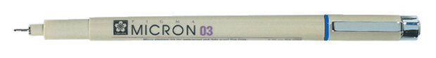 Sakura Pigma Micron 03 0,35 mm Blauw