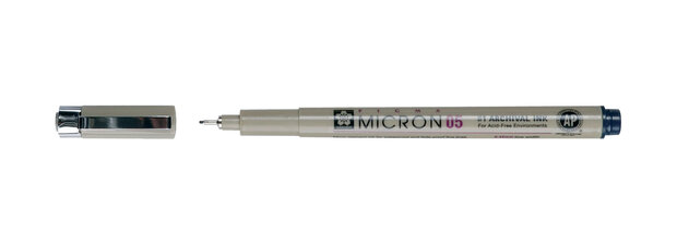 Sakura Pigma Micron 05 0,45 mm Blauwzwart