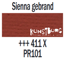 Plakkaatverf Sienna gebrand Extra fijn (Gouache Extra fine) Royal Talens 20 ML Kleur 411