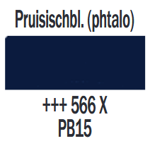 Plakkaatverf Pruisischblauw (phtalo) Extra fijn (Gouache Extra fine) Royal Talens 20 ML Kleur 566