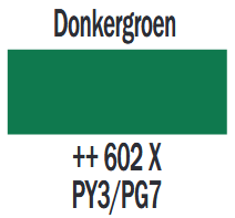 Plakkaatverf Donkergroen Extra fijn (Gouache Extra fine) Royal Talens 50 ML Kleur 602