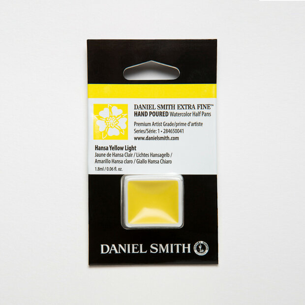 Hansa Yellow Light (S1) Daniel Smith Half pans Aquarelverf / Watercolour Kleur 041