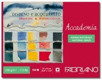 27 x 35 cm Accademia Maxi block Fabriano zijkant gelijmd 240 gram 100 vel