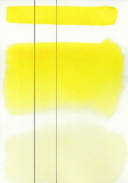 Lemon Yellow Aquarius Heel napje Aquarelverf van Roman Szmal Kleur 204