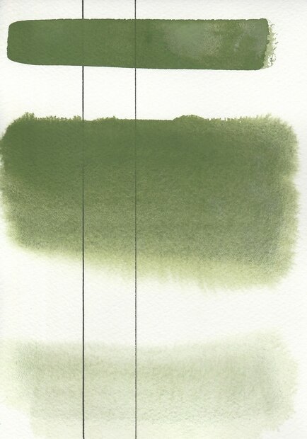 Chromium Green Oxide Aquarius Heel napje Aquarelverf van Roman Szmal Kleur 229