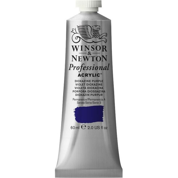Dioxazine Purple Professional Acrylic Winsor &amp; Newton 60 ml Kleur 229