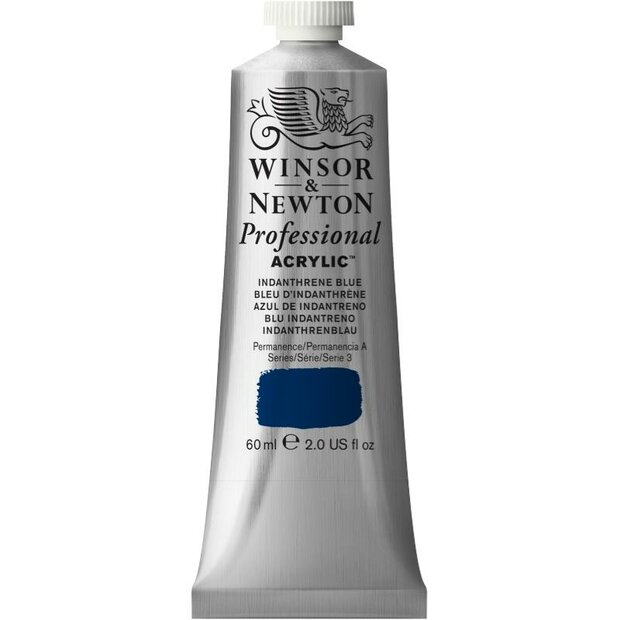 Indanthrene Blue Professional Acrylic Winsor &amp; Newton 60 ml Kleur 321