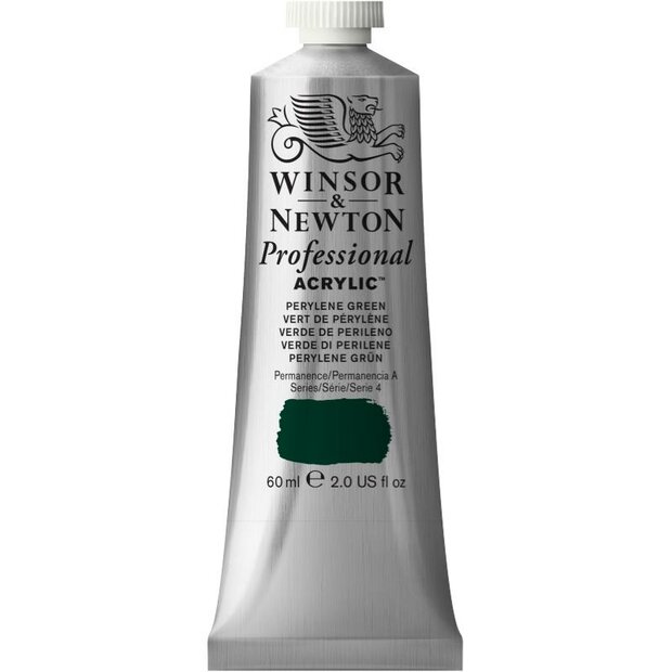 Perylene Green Professional Acrylic Winsor &amp; Newton 60 ml Kleur 460