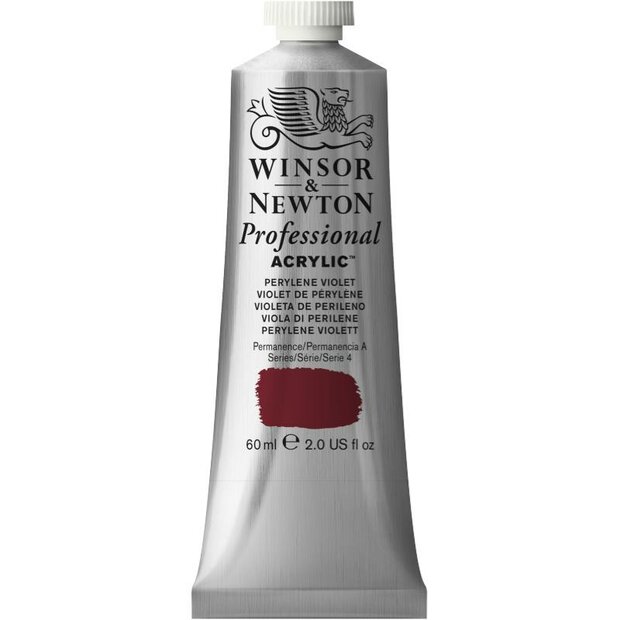 Perylene Violet Professional Acrylic Winsor &amp; Newton 60 ml Kleur 470