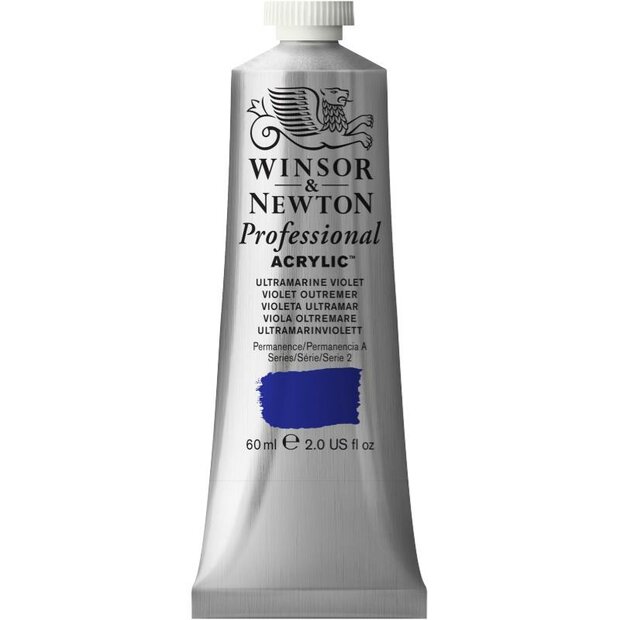 Ultramarine Violet Professional Acrylic Winsor &amp; Newton 60 ml Kleur 672