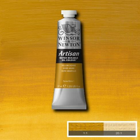 Yellow Ochre (S1) Artisan Watervermengbare olieverf 37 ml Kleur 744