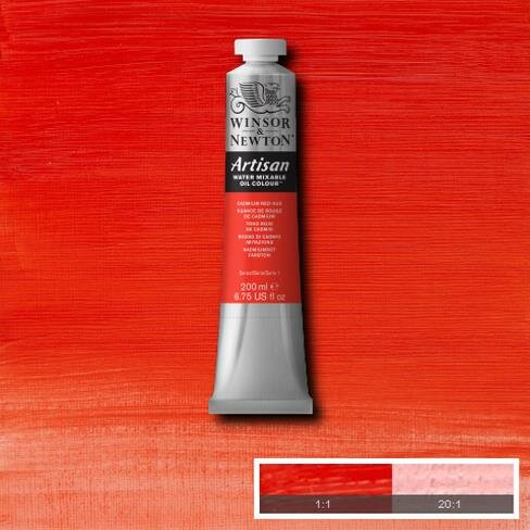 Cadmium Red Hue (S1) Artisan Watervermengbare olieverf 200 ml Kleur 095
