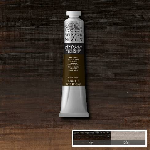 Raw Umber (S1) Artisan Watervermengbare olieverf 200 ml Kleur 554