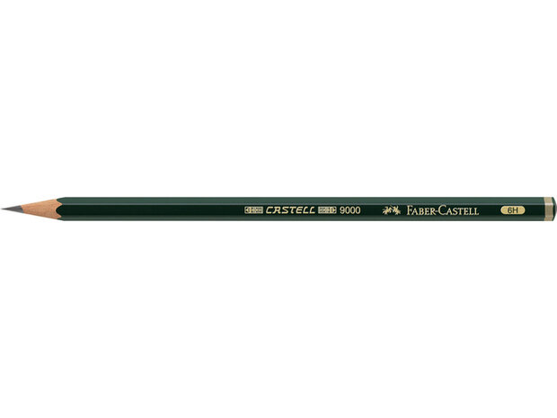 6H 9000 Teken- &amp; Schetspotlood Faber-Castell
