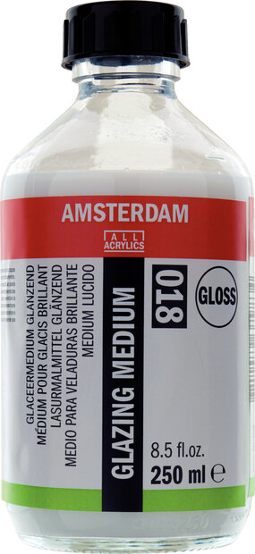 Glaceermedium Glanzend Amsterdam Fles 250 ML (018)
