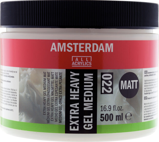 Extra Heavy Gel Medium Mat Amsterdam Emmer 500 ML (022)