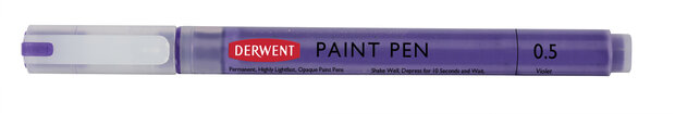 Violet Paint Pen van Derwent Kleur 528 op = op