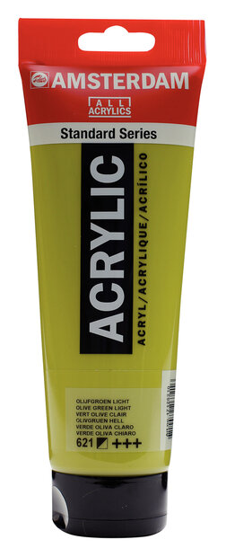Olijfgroen Licht Amsterdam Standard Series Acrylverf 250 ML Kleur 621