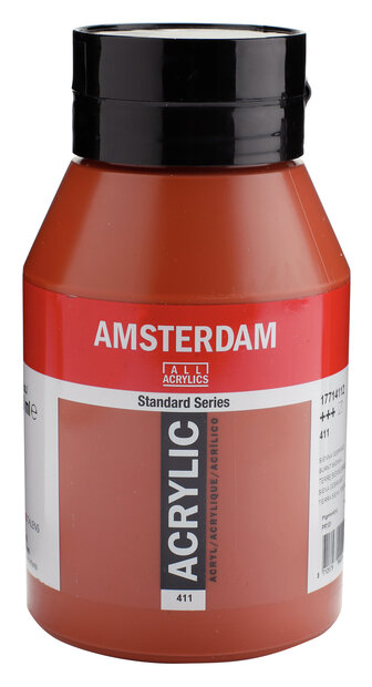 Sienna Gebrand Amsterdam Standard Series Acrylverf (1 liter) 1000 ML Kleur 411