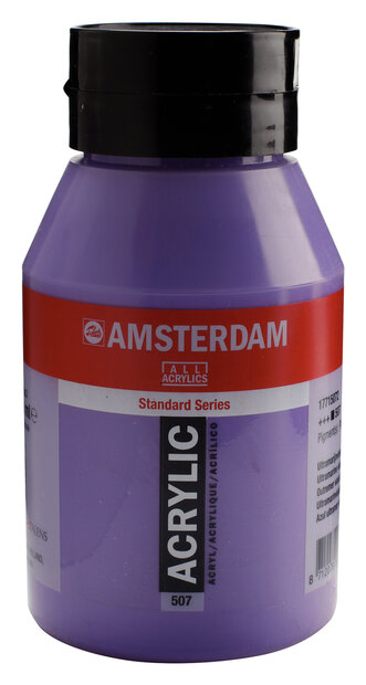 Ultramarijn Violet Amsterdam Standard Series Acrylverf (1 liter) 1000 ML Kleur 507