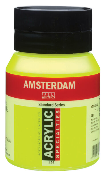 Reflexgeel Amsterdam Standard Series Specialties Acrylverf 500 ML Kleur 256