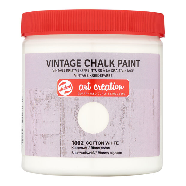 Katoenwit Art Creation Vintage Krijtverf 250 ML Kleur 1002