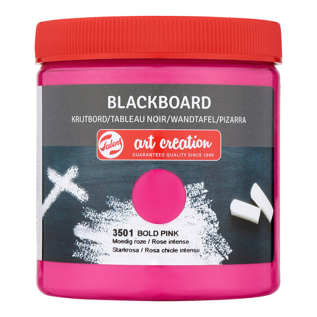 Moedig roze Art Creation Krijtbordverf 250 ML Kleur 3501 op = op