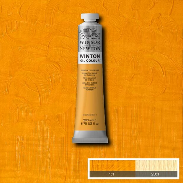Cadmium Yellow Hue Winton Olieverf van Winsor &amp; Newton 200 ML Kleur 109