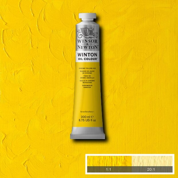 Chrome Yellow Hue Winton Olieverf van Winsor &amp; Newton 200 ML Kleur 149