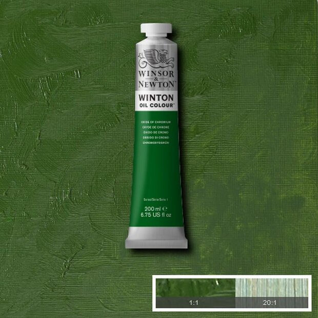 Oxide of Chromium Winton Olieverf van Winsor &amp; Newton 200 ML Kleur 459