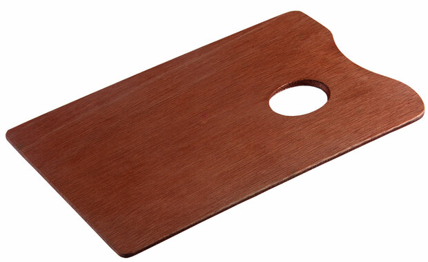 Houten rechthoekig palet Talens 25 x 35 cm.
