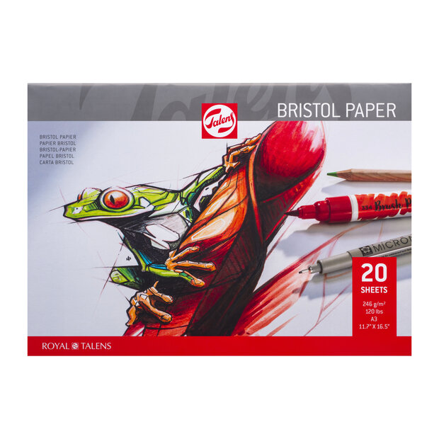 Royal Talens Bristol papier 20 vellen 246 gram A3
