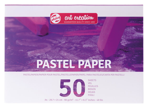 Art Creation Pastelpapier 50 vellen 90 gram A4