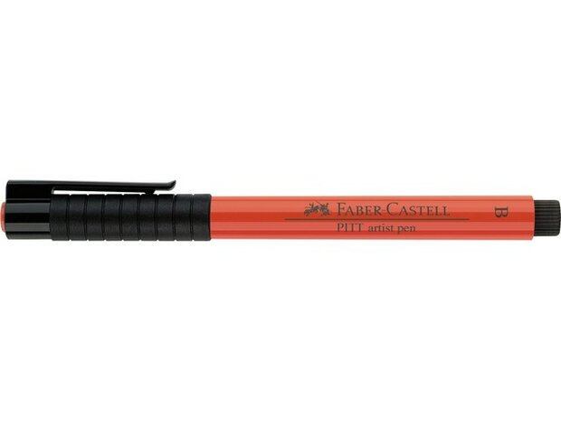Scharlakenrood Pitt Artist Pen Tekenstift Brush (B) Kleur 118