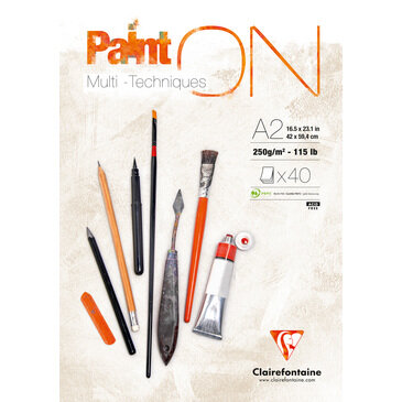 A2 Paint'ON 40 vellen 250 grams van Clairefonaine