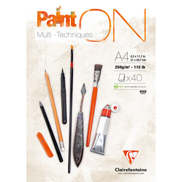 A4 Paint'ON 40 vellen 250 grams van Clairefonaine