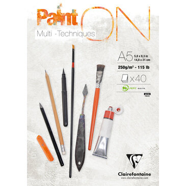 A5 Paint'ON 40 vellen 250 grams van Clairefonaine